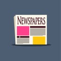 Newspapers Icon. Paper News Symbol.