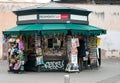 Newspapers and Magazine stand in Rome Royalty Free Stock Photo