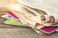 Newspapers and magazines Royalty Free Stock Photo