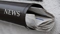 Newspapers in a mailbox