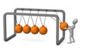 Newton cradle Royalty Free Stock Photo