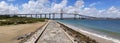 Newton Navarro bridge crossing the sea channel in Natal, Rio Grande do Norte, Brazil Royalty Free Stock Photo