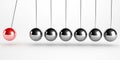 Newton pendulum Royalty Free Stock Photo