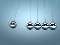 Newton`s cradle Royalty Free Stock Photo