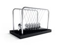 Newton's cradle dollars Royalty Free Stock Photo