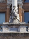 Newton statue at the Royal Academy in London Royalty Free Stock Photo