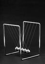 Newtons Cradle balancing balls, business concept