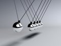 Newtons Cradle close up Royalty Free Stock Photo