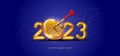 2023, 2024 new year target, goal, vision winning Concept. Royalty Free Stock Photo