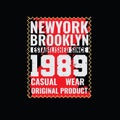 Newyork brooklyn t shirt design