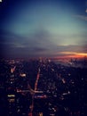 NewYork, sunset, Empire State Building Royalty Free Stock Photo