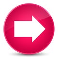 Next arrow icon elegant pink round button Royalty Free Stock Photo