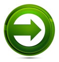 Next arrow icon glassy green round button illustration Royalty Free Stock Photo