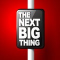 The next big thing coming soon announcement 3d illustration Royalty Free Stock Photo