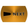 Next button Royalty Free Stock Photo