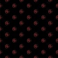 Next day icon pattern seamless isolated on black background Royalty Free Stock Photo