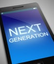 Next generation concept. Royalty Free Stock Photo