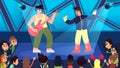 Next Generation Concert and Party Cartoon Vector.