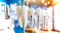 Next-generation dental implant technology demonstrating innovative design and advanced capabilities Royalty Free Stock Photo