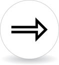 Next page icon web button black and white