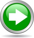 Next page web button green Royalty Free Stock Photo