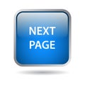 Next page web button Royalty Free Stock Photo