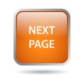 Next page web button Royalty Free Stock Photo