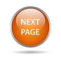 Next page web button Royalty Free Stock Photo