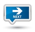 Next prime blue banner button Royalty Free Stock Photo
