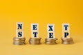 Next Steps Concept Royalty Free Stock Photo