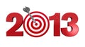 Next Target 2013. Royalty Free Stock Photo