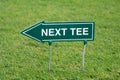 Next tee Royalty Free Stock Photo