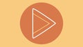 Next track button, symbolizing media player control, vector design Generative AI Royalty Free Stock Photo