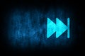 Next track playlist icon abstract blue background illustration digital texture design concept