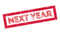 Next Year rubber stamp Royalty Free Stock Photo