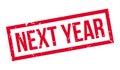 Next Year rubber stamp Royalty Free Stock Photo