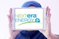 Nextera energy company logo Royalty Free Stock Photo