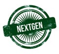 NextGen - green grunge stamp Royalty Free Stock Photo
