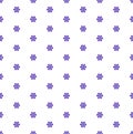 Ney Year, Christmas, winter geometric blue snowflakes seamless pattern White background