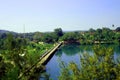 Neyyar Dam Landscape, India Royalty Free Stock Photo