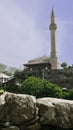 Nezir Agina Mosque in Mostar, Bosnia and Herzegovina - Old town of Mostar, Bosnia and Herzegovina