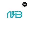 NFB Logo Letter Monogram Design Royalty Free Stock Photo