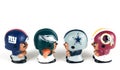 NFC East Division Li`l Teammates figures Royalty Free Stock Photo