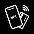 NFC technology will help you pay less with your mobile phone or credit card. Vector illustration