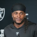 NFL American football player Davante Adams of the Las Vegas Raiders.