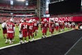 NFL Arizona Cardinals Football Pre-season Training Camp Practice Royalty Free Stock Photo