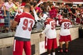 NFL Arizona Cardinals Football Pre-season Training Camp Practice Royalty Free Stock Photo
