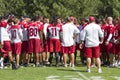 NFL Arizona Cardinals training camp Royalty Free Stock Photo