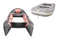 Nflatable boat Royalty Free Stock Photo