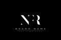 NFR abstract letter logo design Royalty Free Stock Photo
